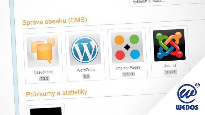 Jak nainstalovat WordPress u WEDOS